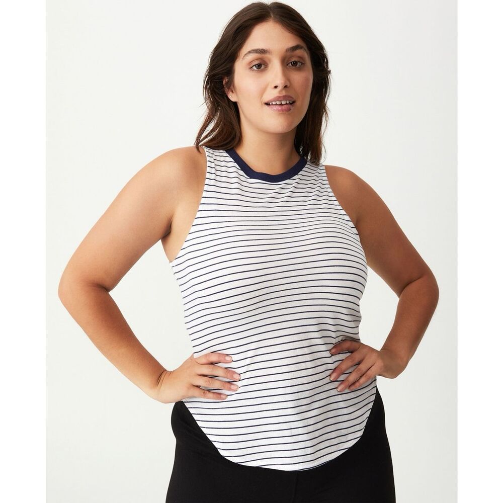 Cotton on Women's Active Curve Hem Tank Size XL‎
